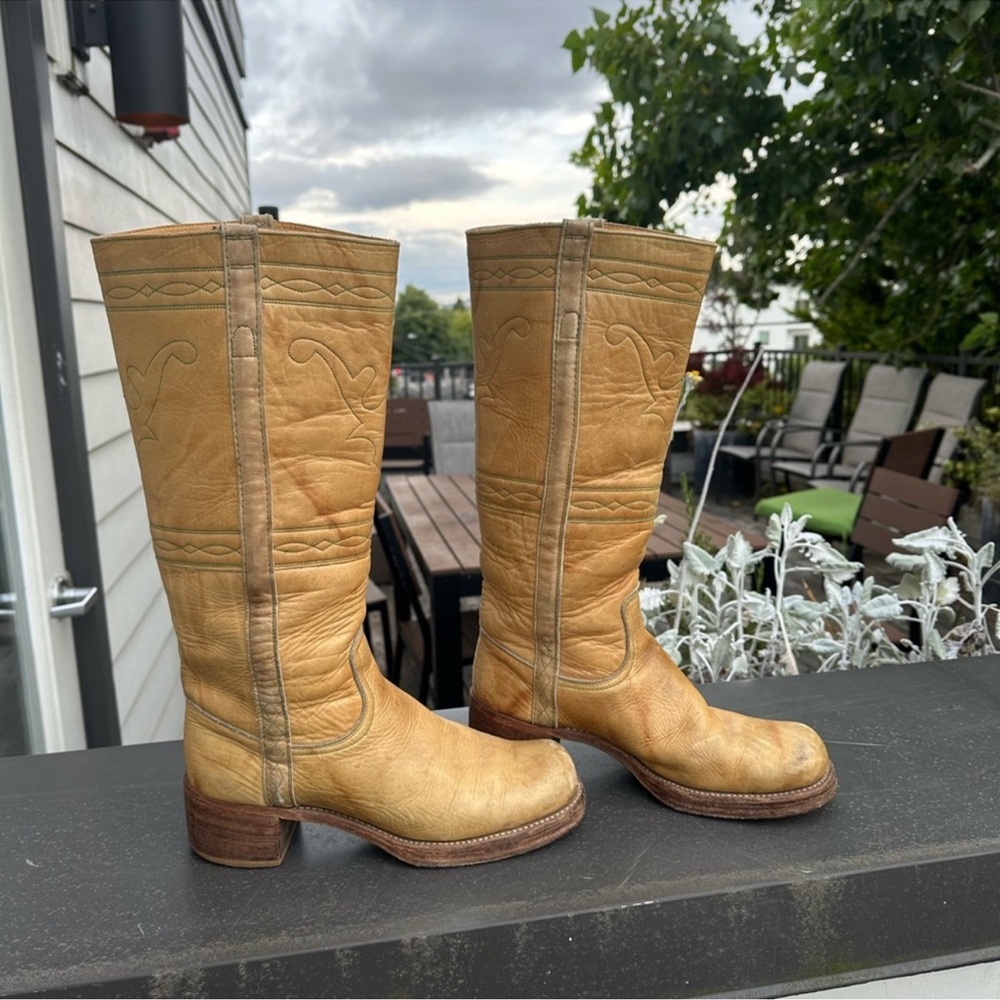 FRYE Black Label Campus Boots